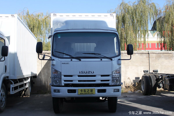 庆铃 700P系列中卡 175马力 4X2 排半厢式载货车(QL5090XTLAR)外观图