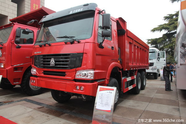 中国重汽 HOWO重卡 300马力 6X4 自卸车(ZZ3257M3247C)外观图