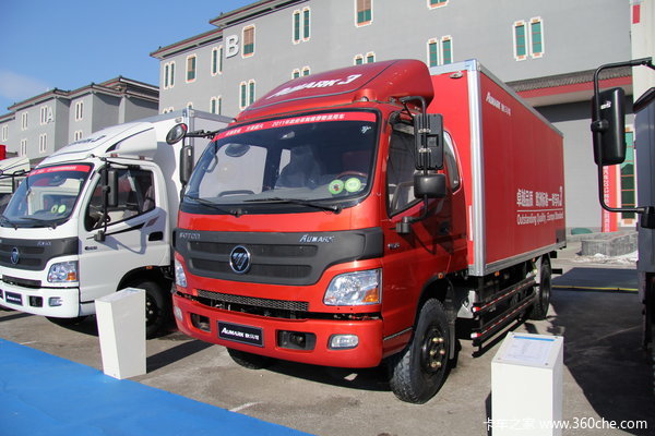 福田 欧马可3系 154马力 4X2 4.75米排半厢式载货车(BJ5089VECEA-FA)