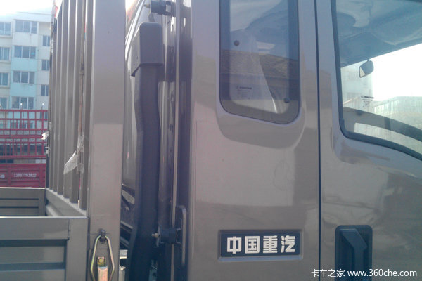 中国重汽 HOWO 悍将 115马力 4.85米排半栏板载货车外观图（6/8）