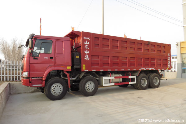 中国重汽 HOWO重卡 336马力 8X4 自卸车(ZZ3317N4267C1)外观图（3/3）