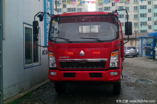 中国重汽 HOWO中卡 140马力 4X2 载货车(ZZ1127G4215C1)外观图