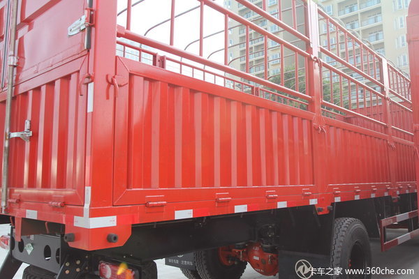 东风南充 龙腾重卡 230马力 6X2 LNG仓栅载货车 (EQ1252GN1-30)上装图（6/6）