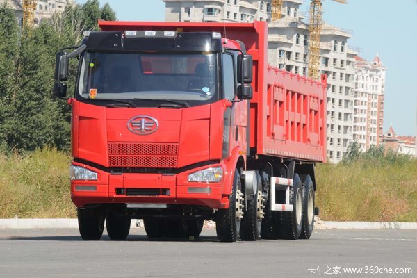 解放 J6M重卡 280马力 8X4 自卸车(轻量化)(CA3310P63K2L4BT4E)外观图（2/11）