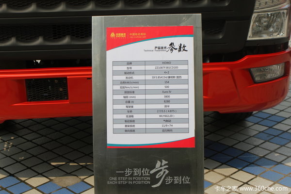 中国重汽 HOWO中卡 154马力 4X2 载货车(底盘)(ZZ1087F381CD183)驾驶室图（21/23）