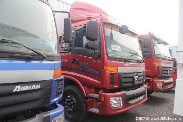 福田 欧马可5系 170马力 4X2 厢式载货车(BJ5169XXY-FA)外观图