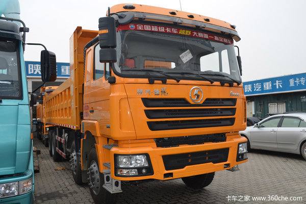 陕汽 德龙F3000重卡 336马力 8X4 自卸车(SX3317DR386)外观图（2/7）