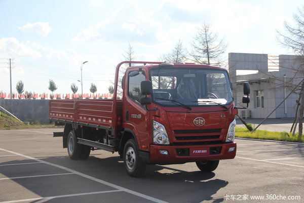 一汽通用 F330速豹 150马力 4X2 5.2米单排栏板(CA1093PK45L3E1)外观图