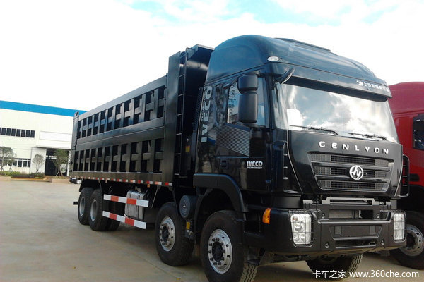 红岩 杰狮重卡 380马力 8X4 自卸车(CQ3314HTG466B)外观图（1/1）