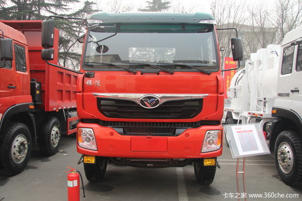 中国重汽 福泺 H5重卡 240马力 8X2 自卸车(ZZ3318KM0DK0)(底盘)外观图