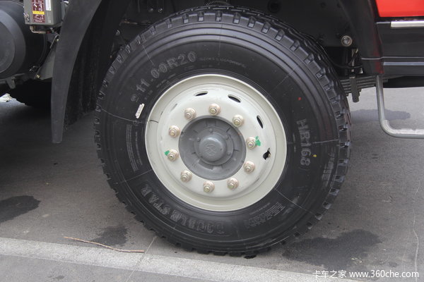 中国重汽 福泺 H5重卡 280马力 8X4 自卸车(ZZ3318M60DB0)底盘图（4/17）
