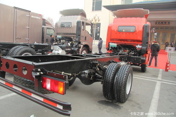 中国重汽 HOWO中卡 168马力 4X2 载货车(ZZ1107G421CD1)(底盘)外观图（5/13）