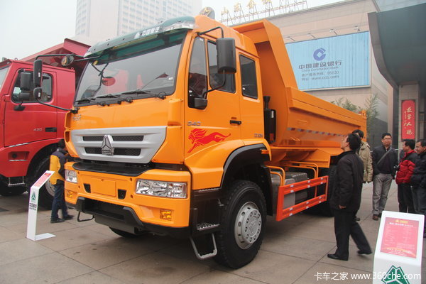 中国重汽 金王子重卡 340马力 6X4 自卸车(ZZ3251N3841D1)外观图