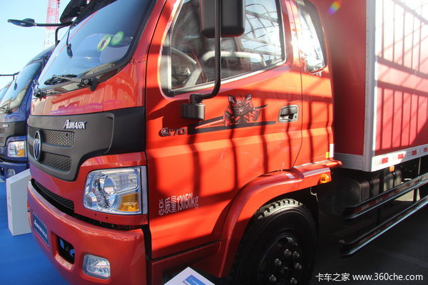 福田 欧马可5系 168马力 4X2 厢式载货车(BJ5139XXY-F2)外观图（11/12）