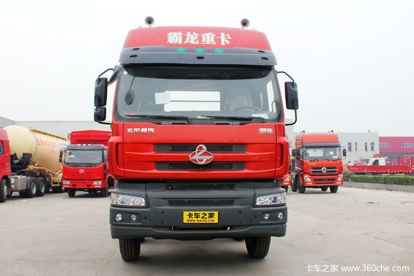 东风柳汽 霸龙重卡 310马力 8X4 仓栅载货车(LZ5311CCYQELA)外观图