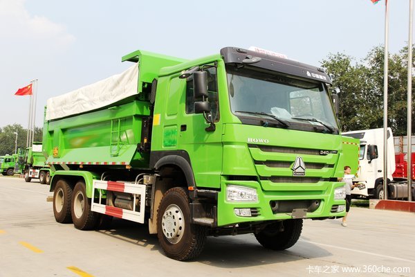 中国重汽 HOWO重卡 340马力 6X4 自卸车(U型斗新型渣土车)(ZZ3257N3847D1)外观图（2/54）