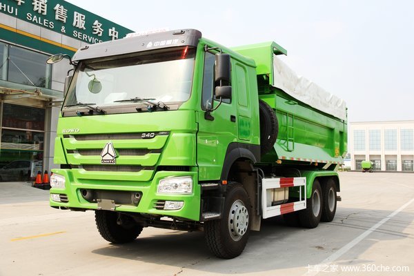 中国重汽 HOWO重卡 340马力 6X4 自卸车(U型斗新型渣土车)(ZZ3257N3847D1)外观图（3/54）