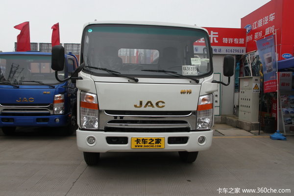 江淮 帅铃中卡 150马力 4X2 排半载货车(HFC1056P71K1C6)外观图