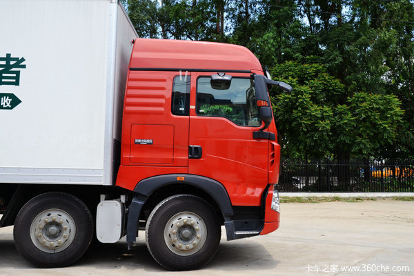 中国重汽 HOWO T5G重卡 240马力 6X2 厢式载货车(ZZ1257K56CGD1)外观图（42/46）