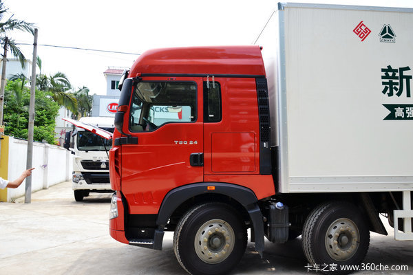 中国重汽 HOWO T5G重卡 240马力 6X2 厢式载货车(ZZ1257K56CGD1)外观图（29/46）
