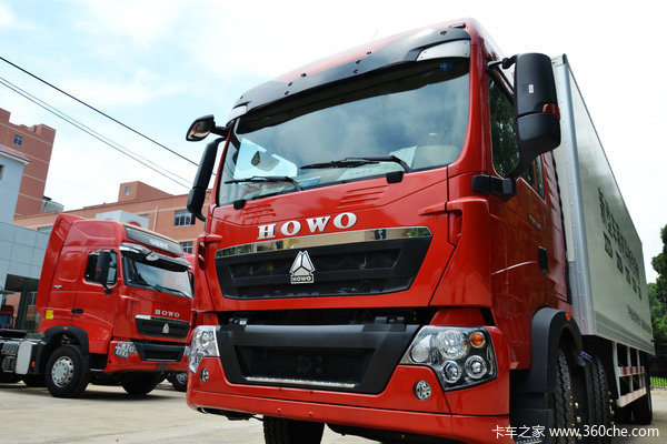 中国重汽 HOWO T5G重卡 240马力 6X2 厢式载货车(ZZ1257K56CGD1)外观图（14/46）