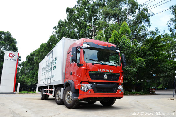 中国重汽 HOWO T5G重卡 240马力 6X2 厢式载货车(ZZ1257K56CGD1)外观图（8/46）