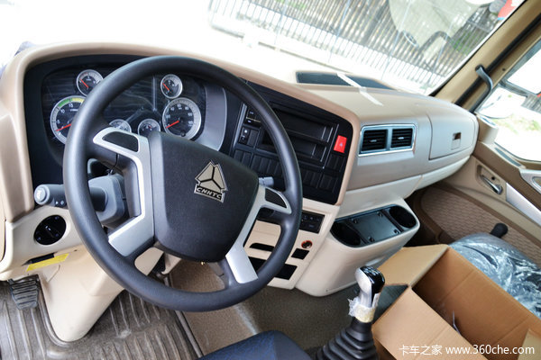 中国重汽 HOWO T5G重卡 280马力 8X4 载货车底盘(ZZ1317M466GD1)驾驶室图（11/45）
