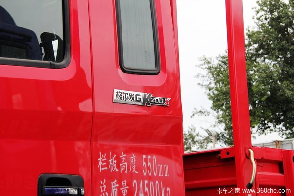 江淮 格尔发K3系列重卡 200马力 6X2 栏板载货车(HFC1241P2K1C54F)外观图（17/22）
