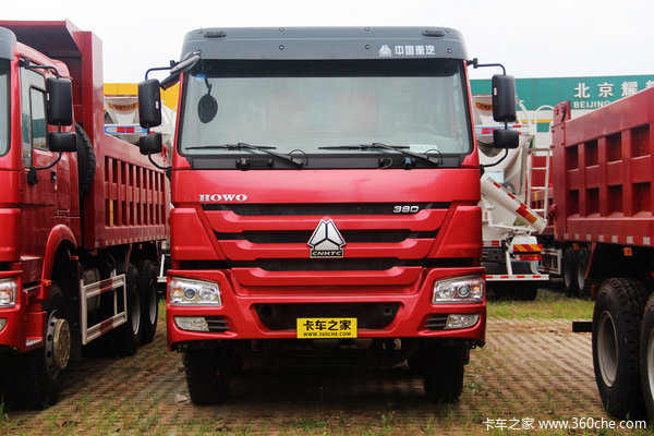 中国重汽 HOWO重卡 380马力 8X4 自卸车(ZZ3317N4267D1)外观图