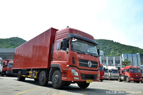 东风 天龙重卡 220马力 6X2 厢式载货车(DFL1203A2)外观图（8/46）