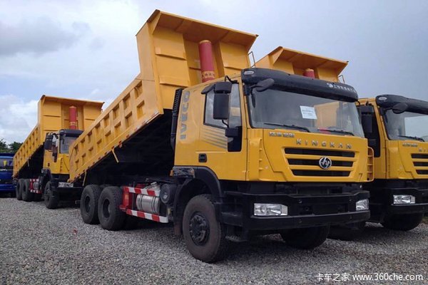 红岩 新金刚重卡 340马力 6X4 自卸车(CQ3254HTG384A)外观图（3/4）