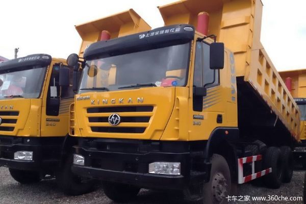 红岩 新金刚重卡 340马力 6X4 自卸车(CQ3254HTG384A)外观图（1/4）