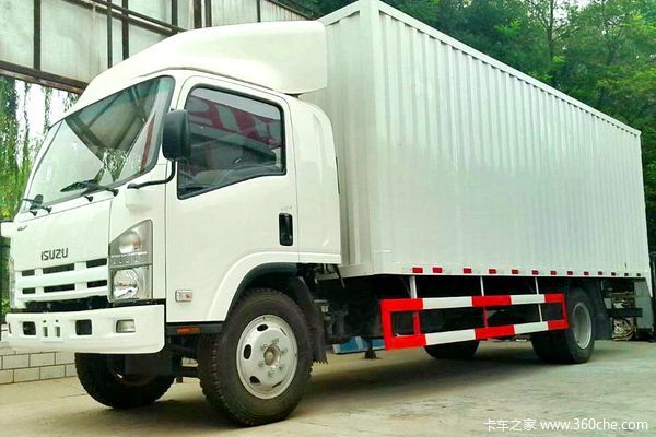 庆铃 700P系列中卡 189马力 4X2 厢式载货车(QL5101XXY9PARJ)(气刹)外观图