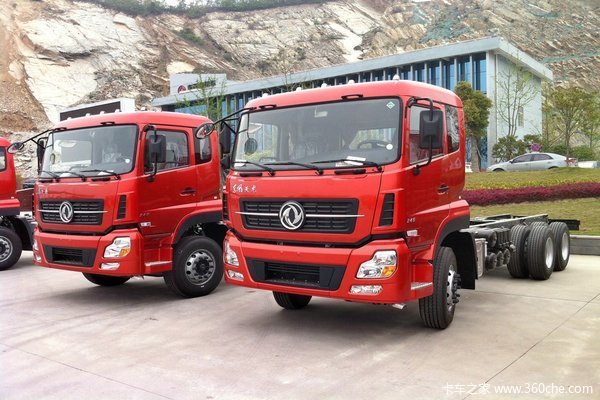 东风 天龙重卡 245马力 6X4 危化品载货车底盘(DFL1250A11)