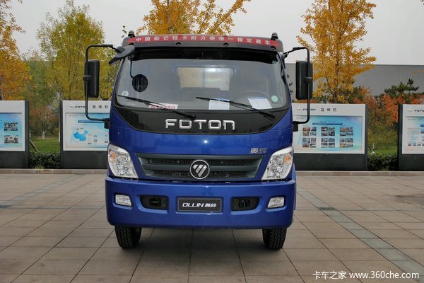 福田 奥铃TX中卡 140马力 4X2 排半载货车(BJ1139VJPFG-2)外观图