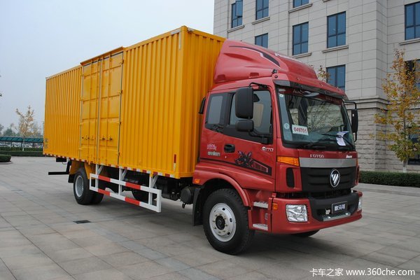 福田 欧马可5系 168马力 排半厢式载货车(BJ5169XXY-F1)外观图（11/11）