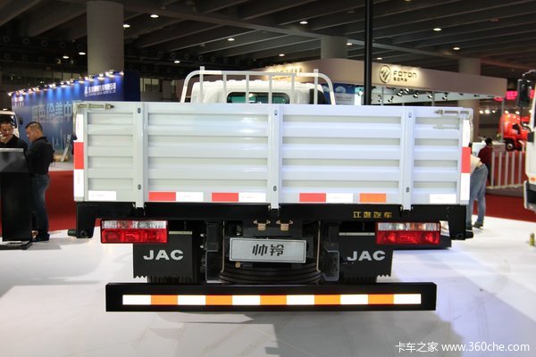 江淮 帅铃W 160马力 4X2 4.825米排半栏板载货车(HFC1081P71K1C6)外观图（6/25）