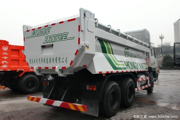 红岩 金刚重卡 310马力 6X4 自卸车(CQ3255TRG384)(U型渣土车)外观图（5/9）