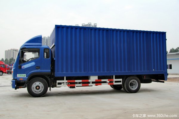 江淮 帅铃威司达W530 160马力 4X2 6.75米厢式载货车(HFC5110XXYP70K1E1)外观图（7/73）