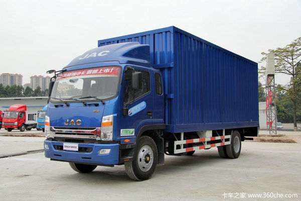 江淮 帅铃威司达W530 160马力 4X2 6.75米厢式载货车(HFC5110XXYP70K1E1)外观图（5/73）