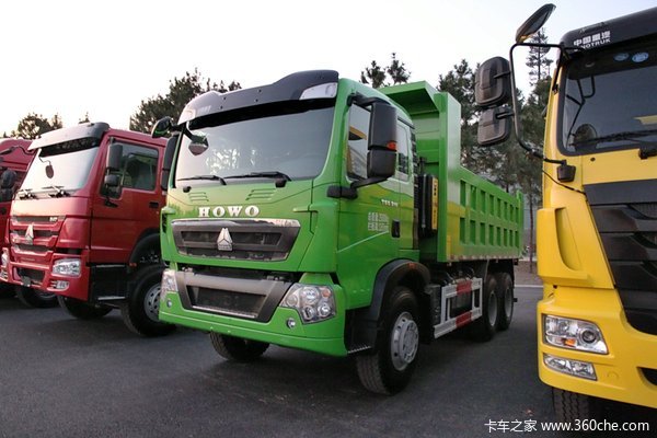 中国重汽 HOWO T5G系重卡 310马力 6X4 自卸车(ZZ3257N364GD1)外观图