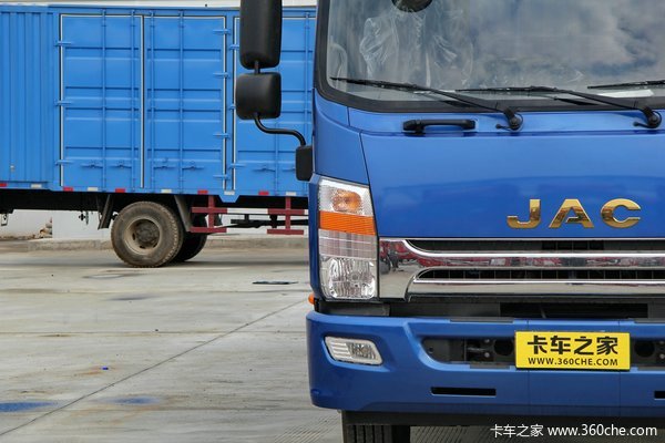 江淮 帅铃威司达W570 160马力 4X2 7.6米排半厢式载货车(核载版)外观图（28/77）