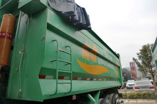 华菱 汉马重卡 345马力 6X4 自卸车(新型渣土车)(HN3251B34C9M4)上装图（6/19）