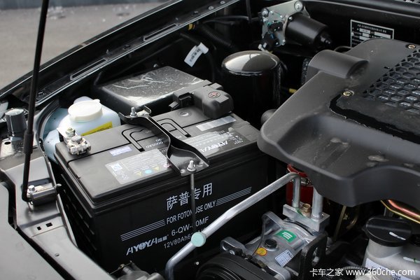 福田 萨普Z6 征服者 2.8L柴油 95马力 四驱 双排皮卡(舒适版)底盘图（3/17）