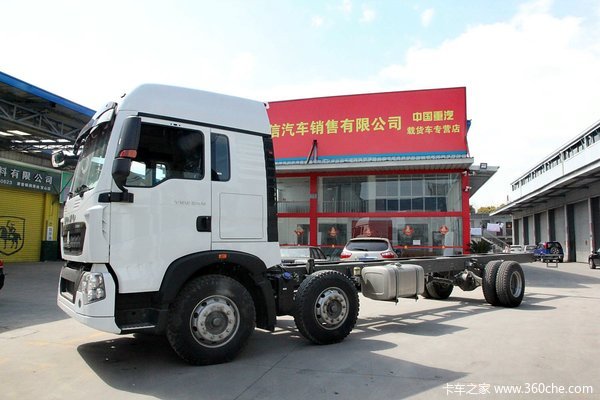 中国重汽 HOWO T5G重卡 240马力 6X2 厢式载货车底盘(ZZ1257K56CGD1)外观图（4/55）