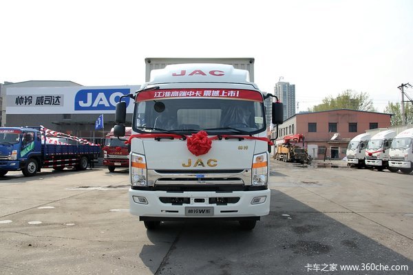 江淮 帅铃威司达W570 160马力 4X2 7.55米厢式载货车(重载版)外观图（2/36）