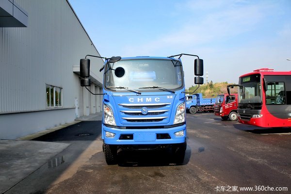 四川现代 瑞越 130马力 4X2 自卸车(CNJ3120ZPB37M)外观图