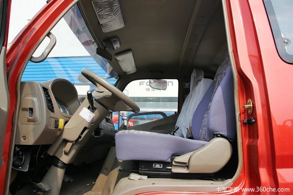 福田 奥铃CTX中卡 168马力 4X2 排半载货车底盘(BJ1169VKPEK-FA)驾驶室图（7/31）