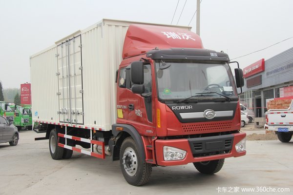 福田 瑞沃 170马力 4X2 厢式载货车(BJ5145XXY-2)外观图