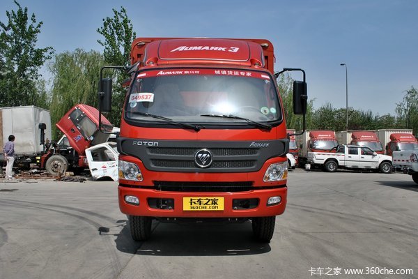 福田 欧马可3系 154马力 4X2 仓栅式载货车(BJ5099XXY-F1)外观图（2/42）